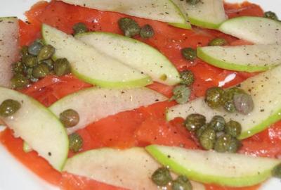 Carpaccio de saumon a la pomme20131130