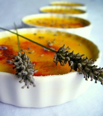 Creme brule a la lavande