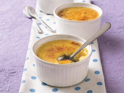 Creme brulee a la marmelade orange