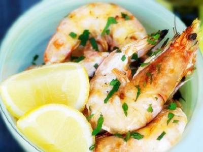 Crevettes au gingembre et au citron