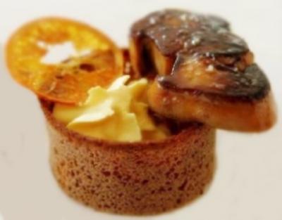 Foie gras creme a l orange et cointreau