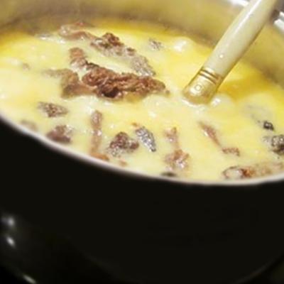 Fondue aux morilles 3