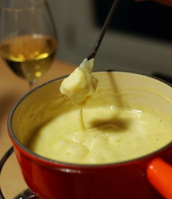 Fondue moitie moitie ou vacherin