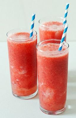 smoothie fraise-mangue-orange