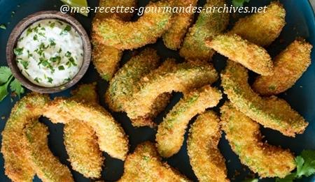 Frites d avocat frais