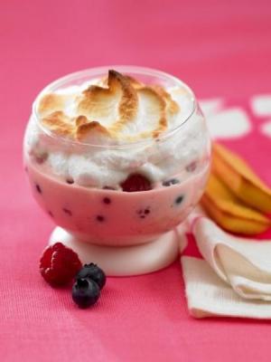 Fruits rouge et meringue legere 