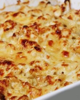 Gratin chou fleur et brocoli