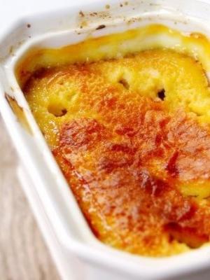 Gratin de prunes jaunes