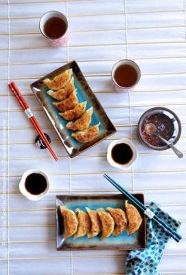 gyoza aux poulet et crevettes