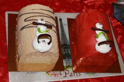 Buche de noel ,mon idylle Glacee,