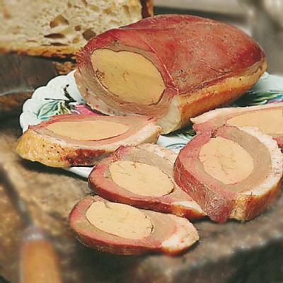 Magret de canard farci au foie gras