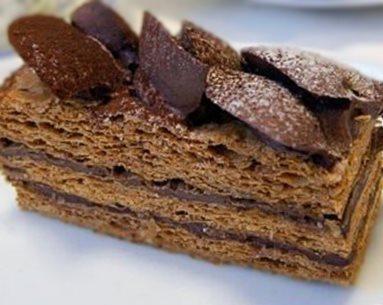 Mille feuille chocolat 