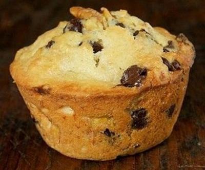 Muffin aux banane et pepites chocolat 2012