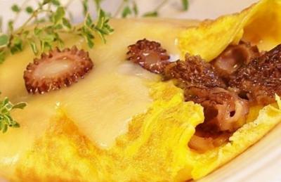 Omelette  sauce aux morilles2013