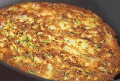 Omelette de courgette20160705