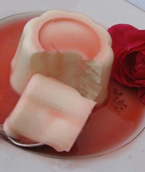 Panna cotta a la rose20110610