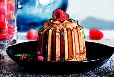 flamby au chocolat