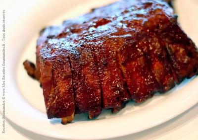 ribs-au-miel-au-barbecue avec mielcretet