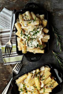 Rigatoni au gorgonzola et poulet 2009-2