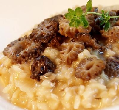 Risotto aux morille et vin du jura21032014