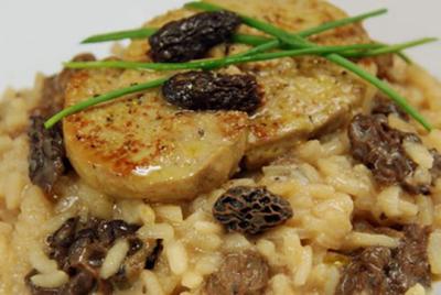 Risotto aux morilles et poêles de foie gras20072512