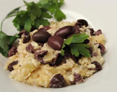 Risotto aux olives noires et parmesan20160825