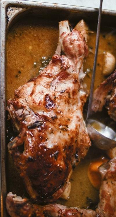 Roti d agneau de lait