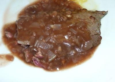 Sauce a l echalote au vin2009