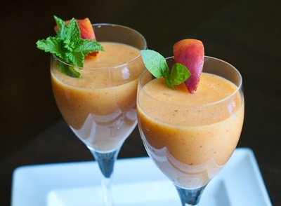 Smoothie peche abricot