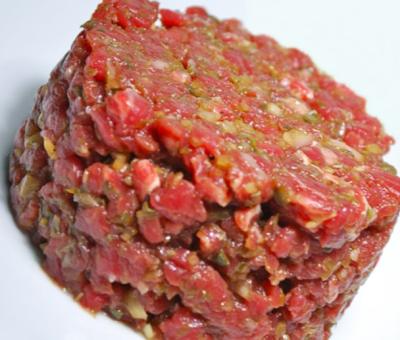 Tartare de boeuf maison20150405