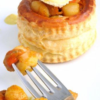 Vol au vent st jacques