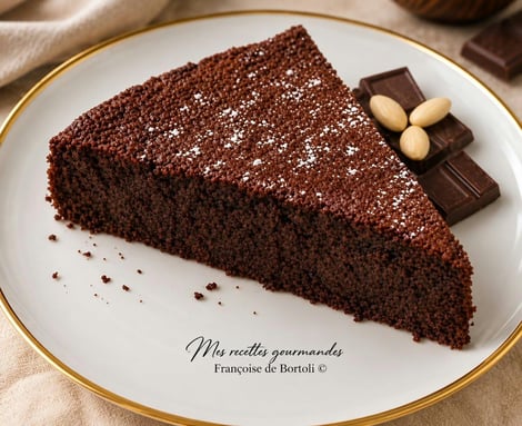Caprese torta chocolat et amandes