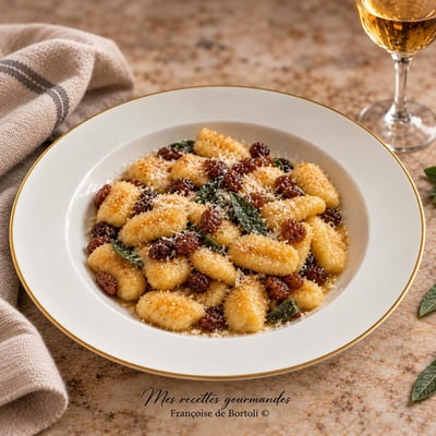 Gnocchi col boti ou gnocchis du carnaval