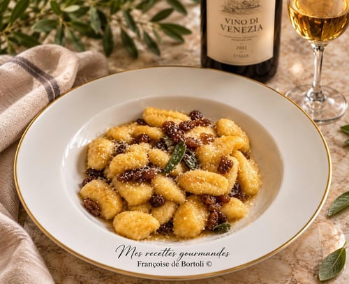 Gnocchi col boti ou gnocchis du carnaval