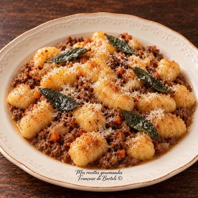 Gnocchi sugo di anatra au ragout de canard