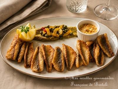 Goujons de fera du lac leman croustillants