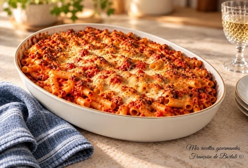 Gratin de pates a la napolitaine