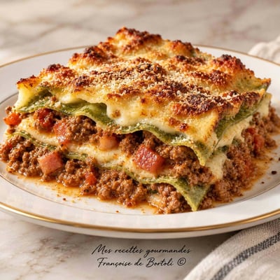 Lasagnes Vertes à la Bolognaise