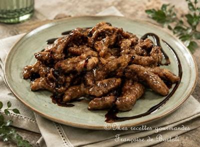 Straccetti di manzo all aceto balsamico rome
