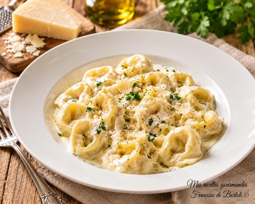 Tortellini sauce au parmesan