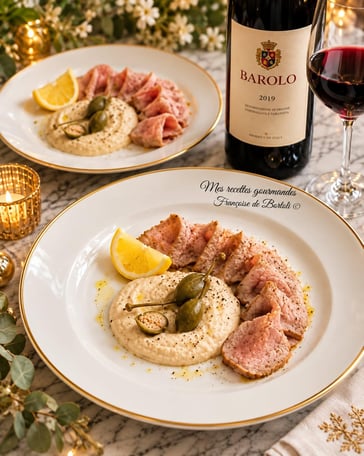 Vitello tonnato traditionnel cuisson basse temperature 1